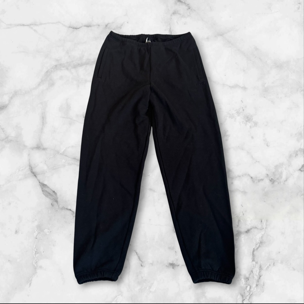 SKIMS Cotton Fleece Classic Jogger Onyx Black JO-JOG-8364W Womens Size M NWT